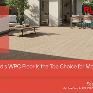 Why Rucobond’s WPC Floor Is the Top Choice for Modern Outdoor Living Spaces