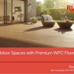 Redefining Outdoor Spaces with Premium WPC Floor Solutions by Rucobond