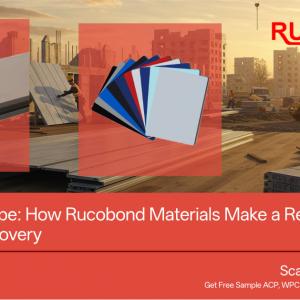 Rebuilding Hope: How Rucobond Materials Make a Real Difference in Post-War Recovery