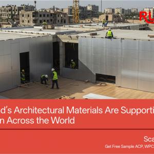How Rucobond’s Architectural Materials Are Supporting Post-War Reconstruction Across the World