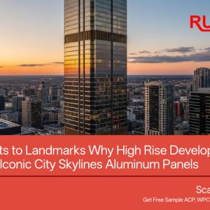 From Blueprints to Landmarks Why High Rise Developers Choose Rucobond for Iconic City Skylines Aluminum Panels