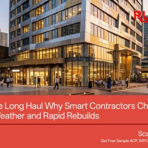 Building for the Long Haul Why Smart Contractors Choose Rucobond for Extreme Weather and Rapid Rebuilds