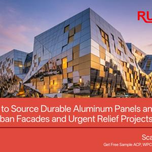 The Best Way to Source Durable Aluminum Panels and Sintered Stone for Modern Urban Facades and Urgent Relief Projects