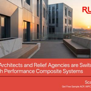Why Modern Architects and Relief Agencies are Switching to Rucobond High Performance Composite Systems