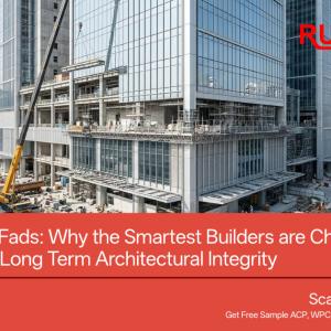 Stop Chasing Fads: Why the Smartest Builders are Choosing Rucobond for Long Term Architectural Integrity