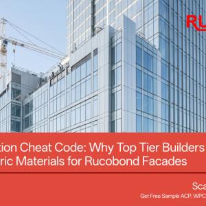 The Construction Cheat Code: Why Top Tier Builders are Secretly Ditching Generic Materials for Rucobond Facades