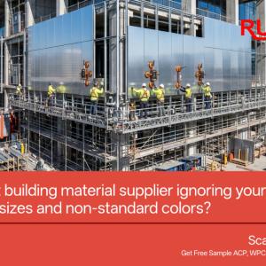 Is your current building material supplier ignoring your requests for custom panel sizes and non-standard colors?