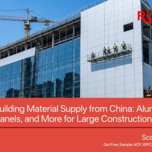 Commercial Building Material Supply from China: ACP, Aluminum Honeycomb Panels, Aluminum Veneer and More for Large Construction Projects