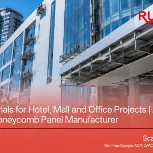 Building Materials for Hotel, Mall and Office Projects | ACP, Aluminum Veneer and Honeycomb Panel Manufacturer