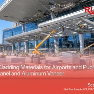 Architectural Cladding Materials for Airports and Public Buildings | ACP, Honeycomb Panel and Aluminum Veneer