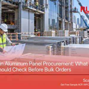 Hidden Costs in Aluminum Panel Procurement: What Contractors and Distributors Should Check Before Bulk Orders