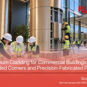 Curved Aluminum Cladding for Commercial Buildings: Custom Column Covers, Rounded Corners and Precision-Fabricated Panels