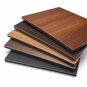 Wood Grain Aluminum Composite Panel for Interior Wall Cladding and Decoration