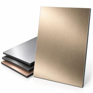 Uniform Brushed-Metal ACP for Airport Counters, Kiosk Surrounds and Service Desks