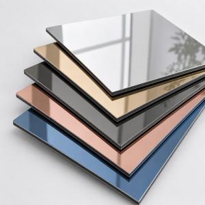Lightweight Colored Mirror ACP for Luxury Retail Displays and Elevator Interiors