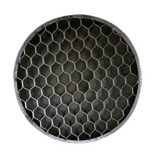 Custom Brushed Black Honeycomb Panels Luxury Architectural Surface Design for High End Projects