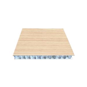 Wooden Style Cellular Core Aluminum Honeycomb Panel