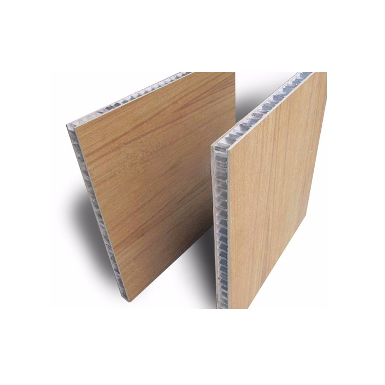 Wooden Style Honeycomb Cellular Core Aluminum Honeycomb Panel