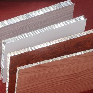 Wooden Style Honeycomb Cellular Core Aluminum Honeycomb Panel