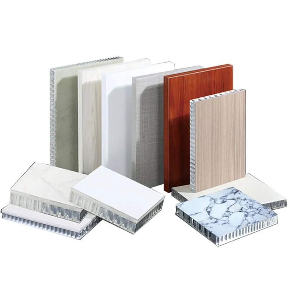 5mm 9mm 18mm Cladding Honeycomb Insulated Aluminum Honeycomb Building Panels Sandwich Panel for Furniture Cabinet Roof Marble