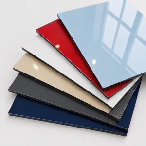 Glossy Solid Color Aluminum Composite Panel for Wall Cladding and Signage