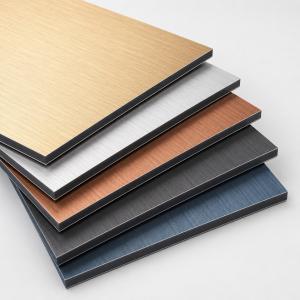 Low-Glare Brushed Metal ACP for Elevator Cabins and High-Traffic Interiors