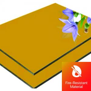 Scratch Resistant Fireproof Mirror ACP For High End Signage Board