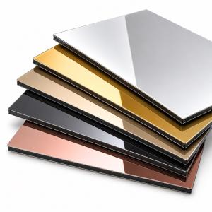 Mirror Finish Aluminum Composite Panel for Interior Decoration and Signage