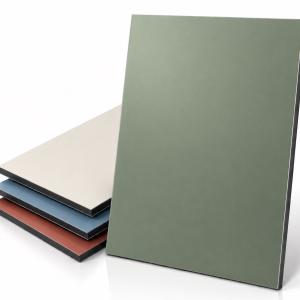 Sage Green Matte Aluminum Composite Panel for Retail Feature Walls and Reception Interiors